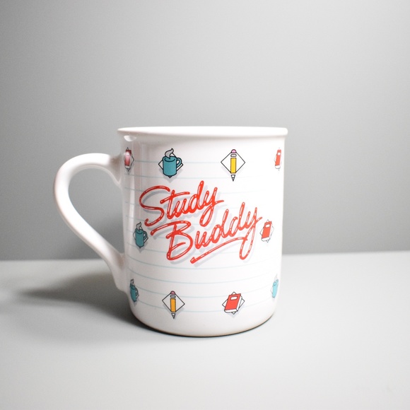 Hallmark Mug Mates Vtg 1985 Coffee Mug Cup STUDY BUDDY 8 fl oz - Picture 1 of 4